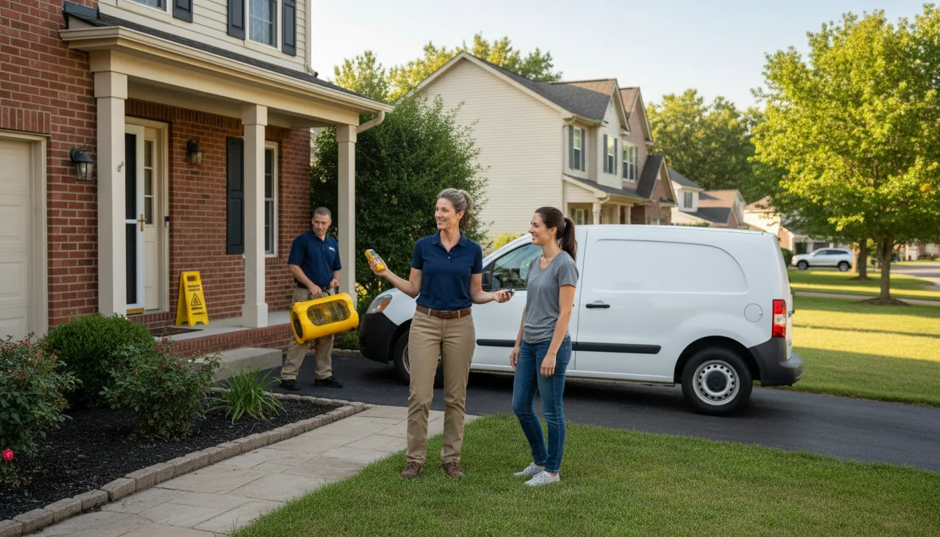 Water restoration image for Water Damage & Restoration Services in Linneus, MO
